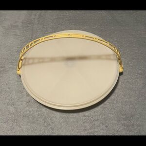 Vintage Tupperware party platter with lid. Rare. Very good condition!